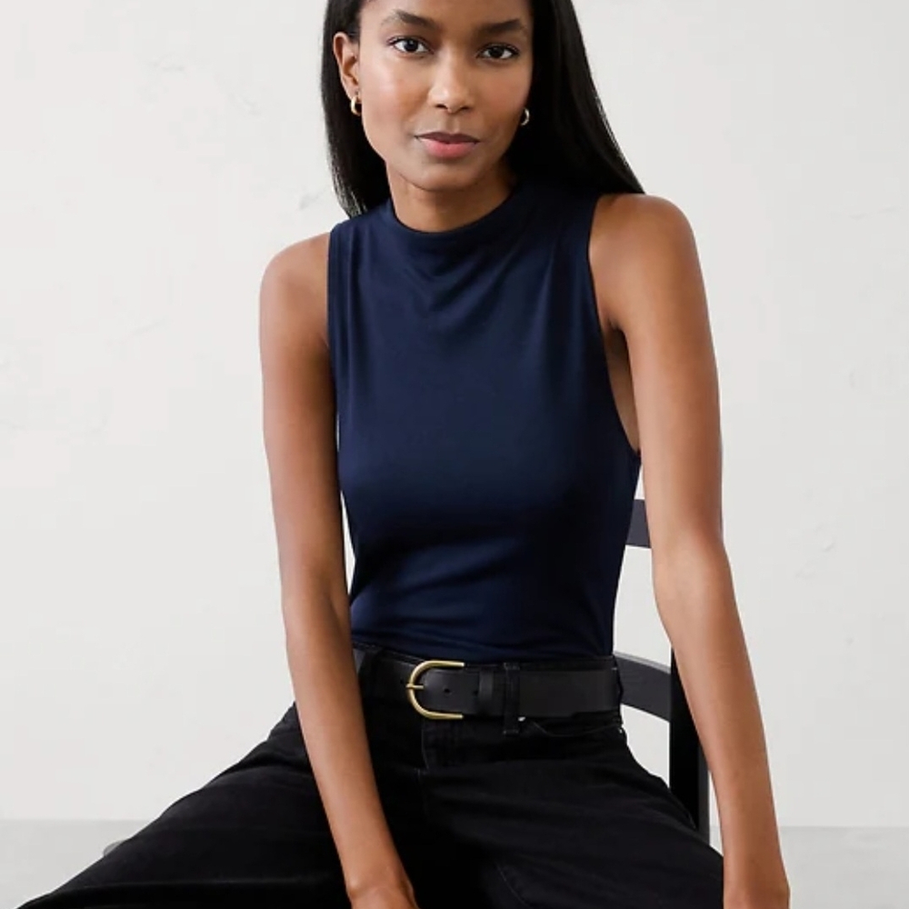 Banana Republic Dark Blue Women's Tank Top